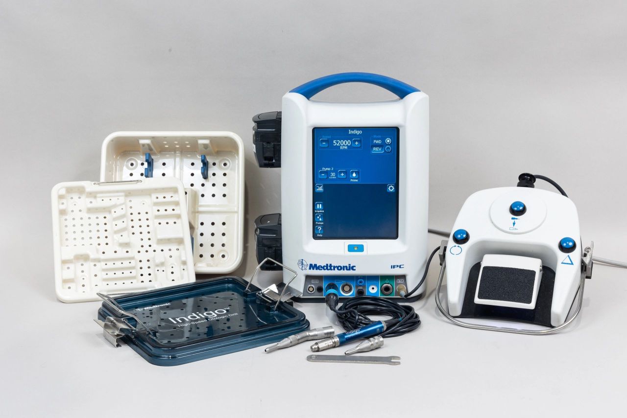 Medtronic Indigo Otologic Drill Set with Medtronic IPC System