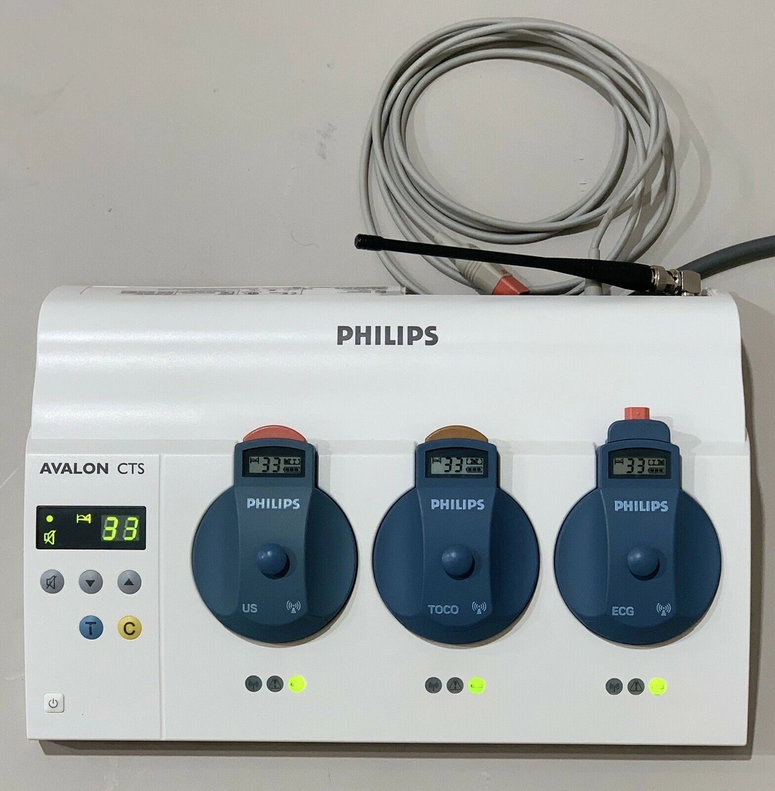 Philips Avalon FM50 M2705A Fetal Monitor With M2725A, M2726A, M2727A, M2720A - Image 5