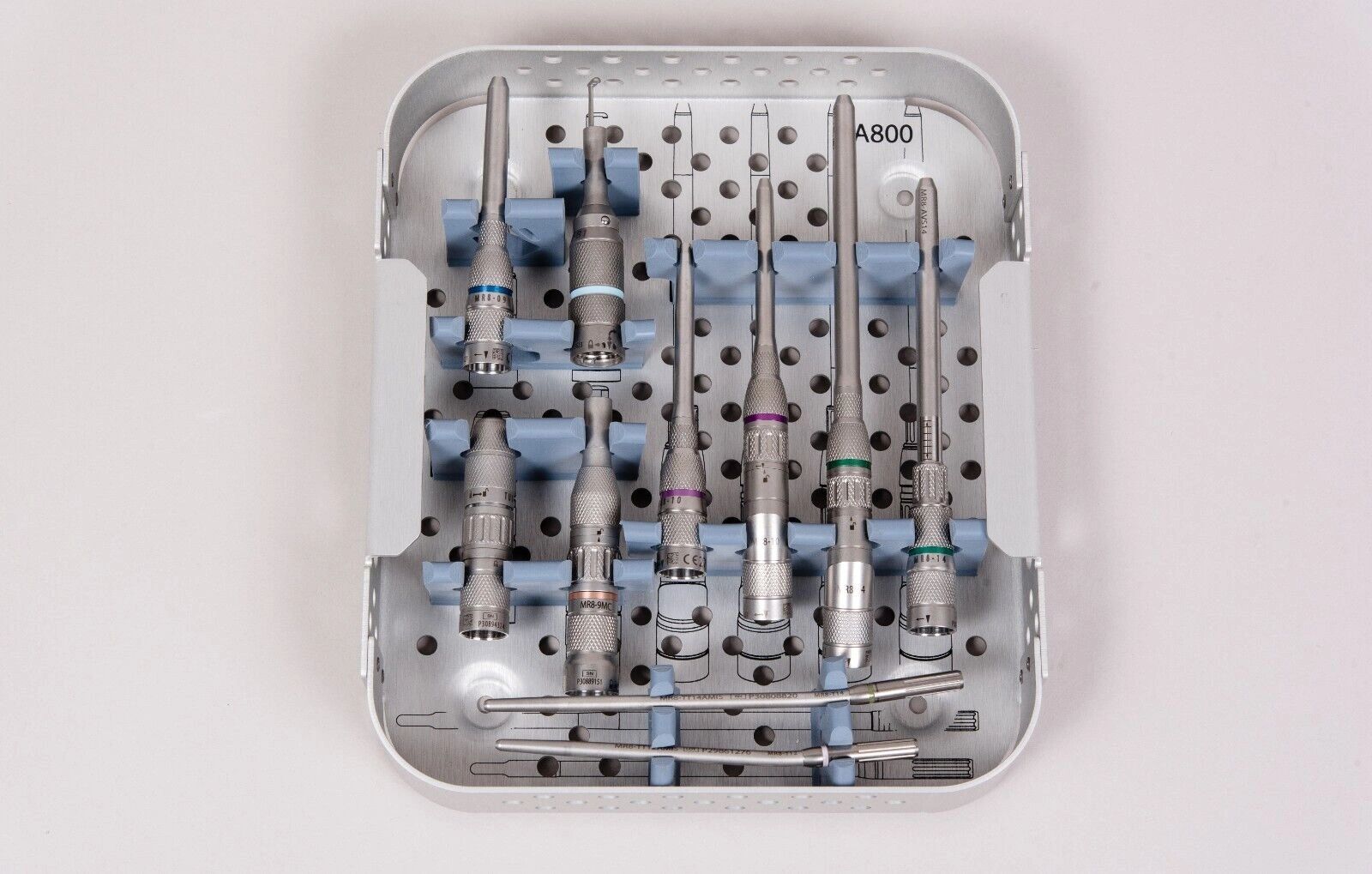 Medtronic MR8 EM800 Electric Drill Set with IPC Console & 11 MR8 Attachments - Image 2