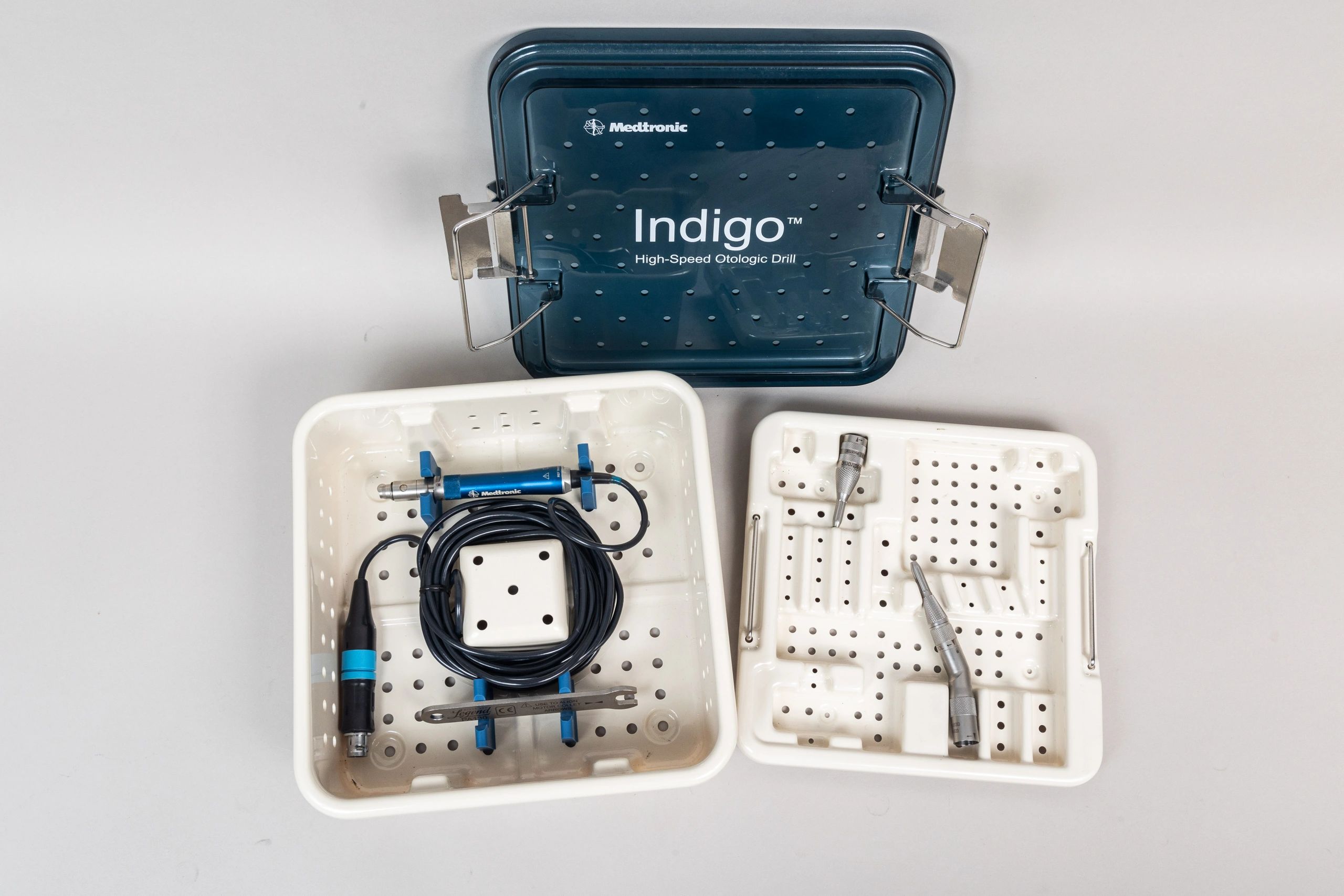 Medtronic Indigo Otologic Drill Set with Medtronic IPC System - Image 2