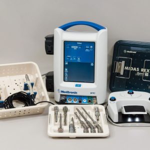 Medtronic Midas Rex EM200 Stylus Drill Set with IPC System and 10 Attachments