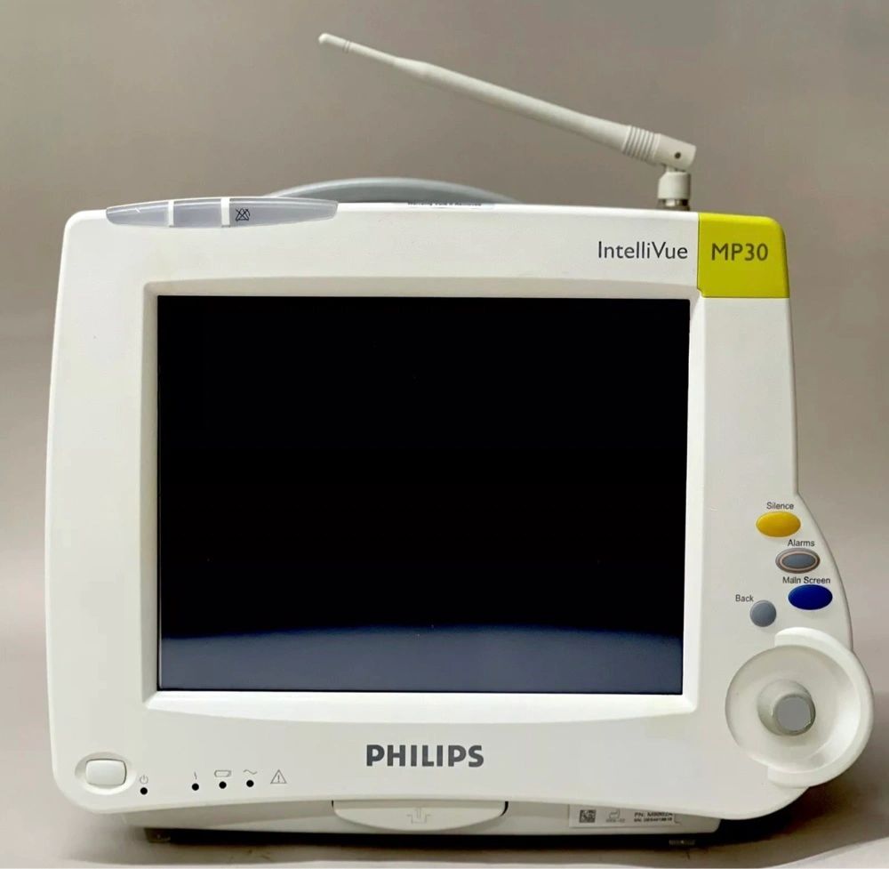 PHILIPS INTELLIVUE MP30 CO2 PATIENT MONITOR WITH M3001A AND M3015A MODULE - Image 4