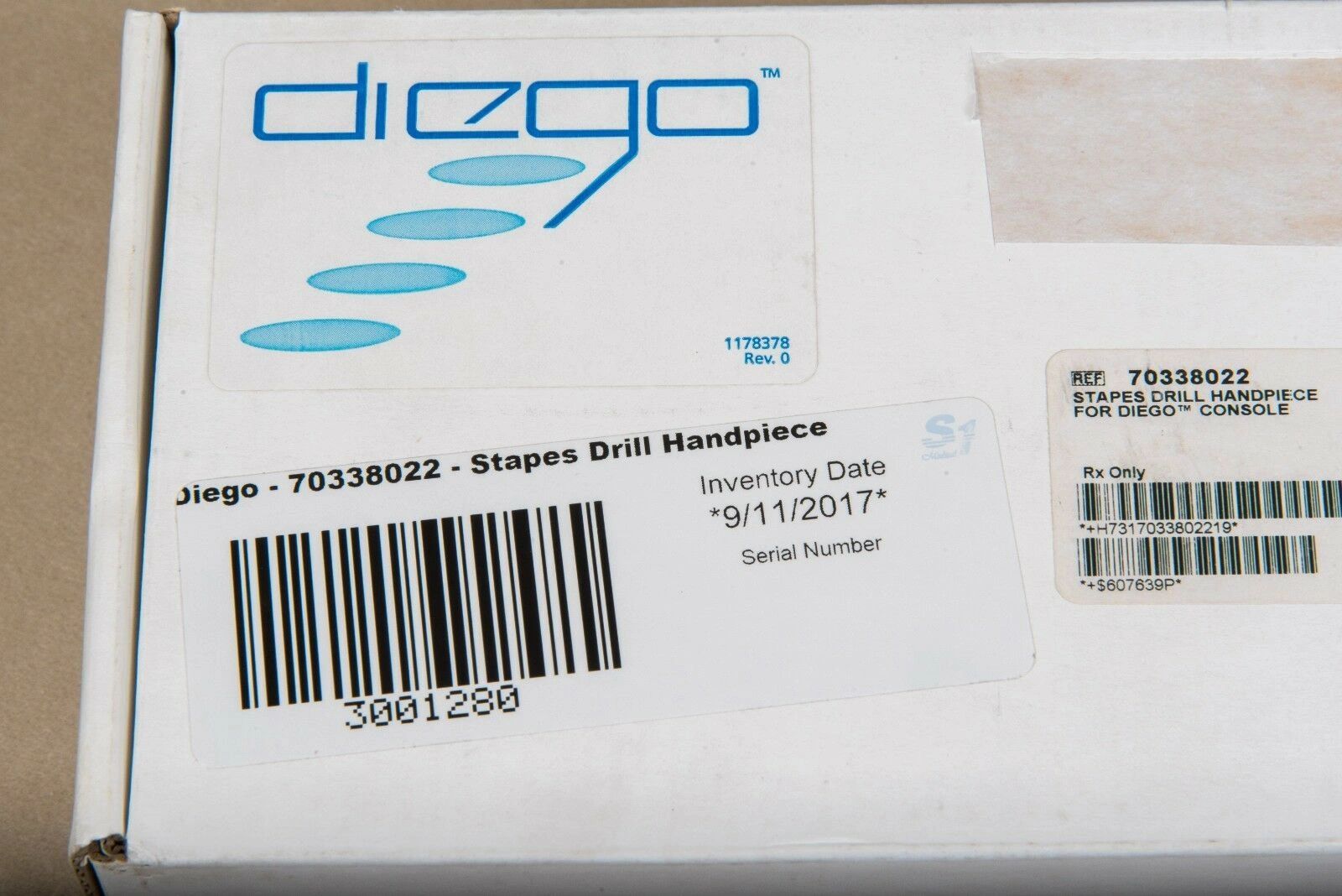 Olympus Diego 70338022 Stapes Drill Handpiece - Image 2