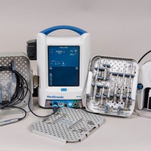 Medtronic MR8 EM800 Electric Drill Set with IPC Console & 11 MR8 Attachments