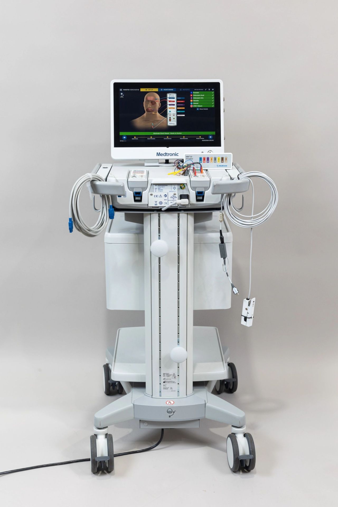 Medtronic NIM Vital Nerve Monitoring System with Patient Interfaces and Cart