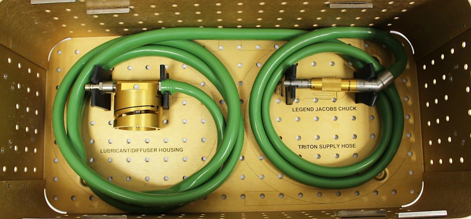 COMPLETE Medtronic Midas Rex Legend Pneumatic V03 Drill Set with 18 Attachments - Image 2