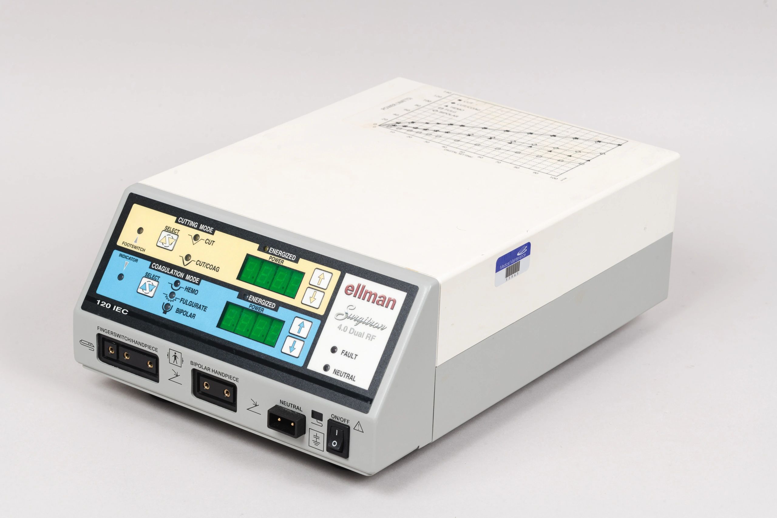 Ellman Surgitron 4.0 Dual RF 120 IEC P/N 2480234 with Pedal - Image 3