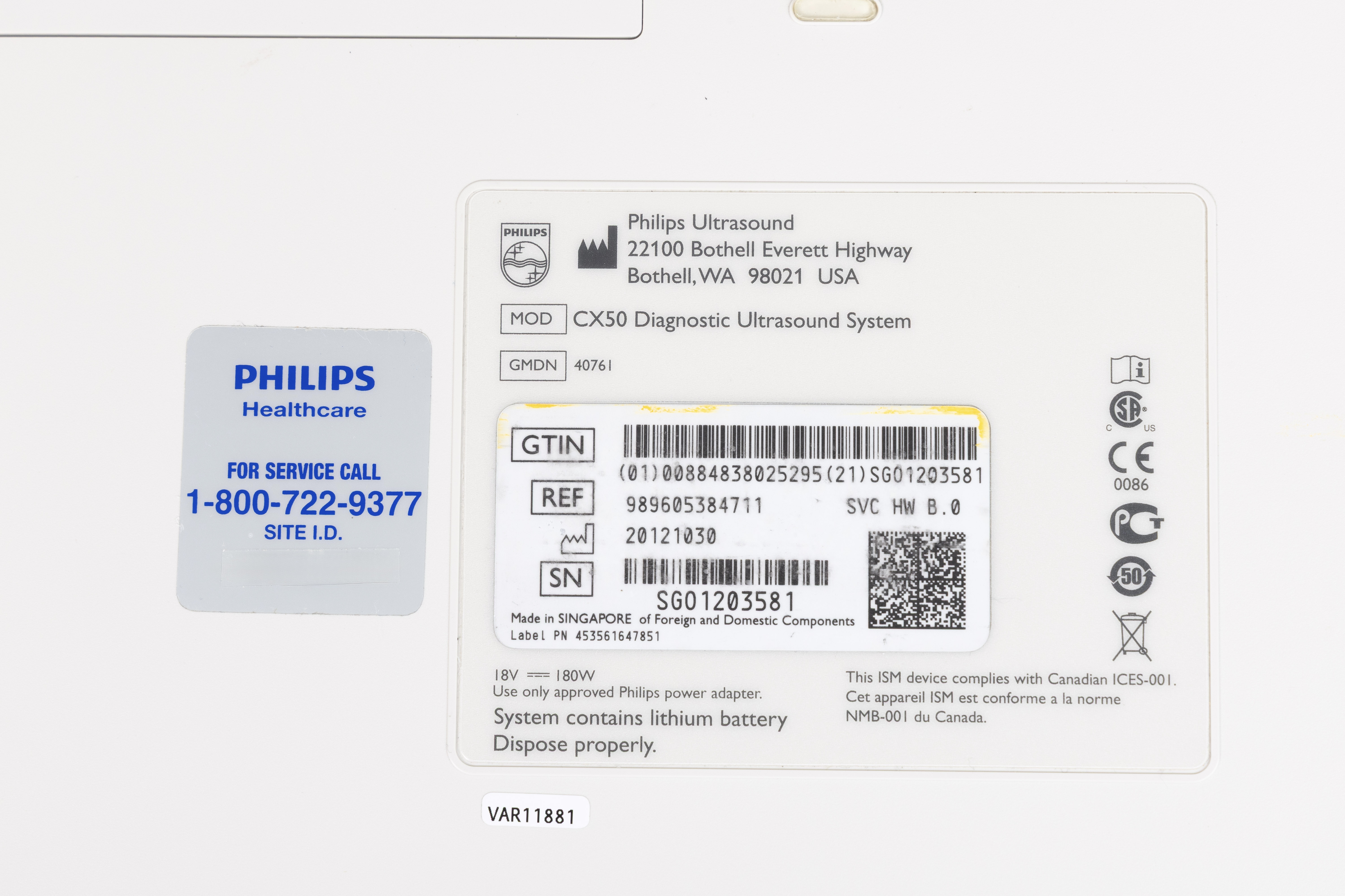 Philips CX50 Diagnostic Ultrasound System With AC Adapter - Image 13