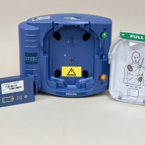 Philips HeartStart OnSite HS1 AED Defibrillator With Battery And Pads