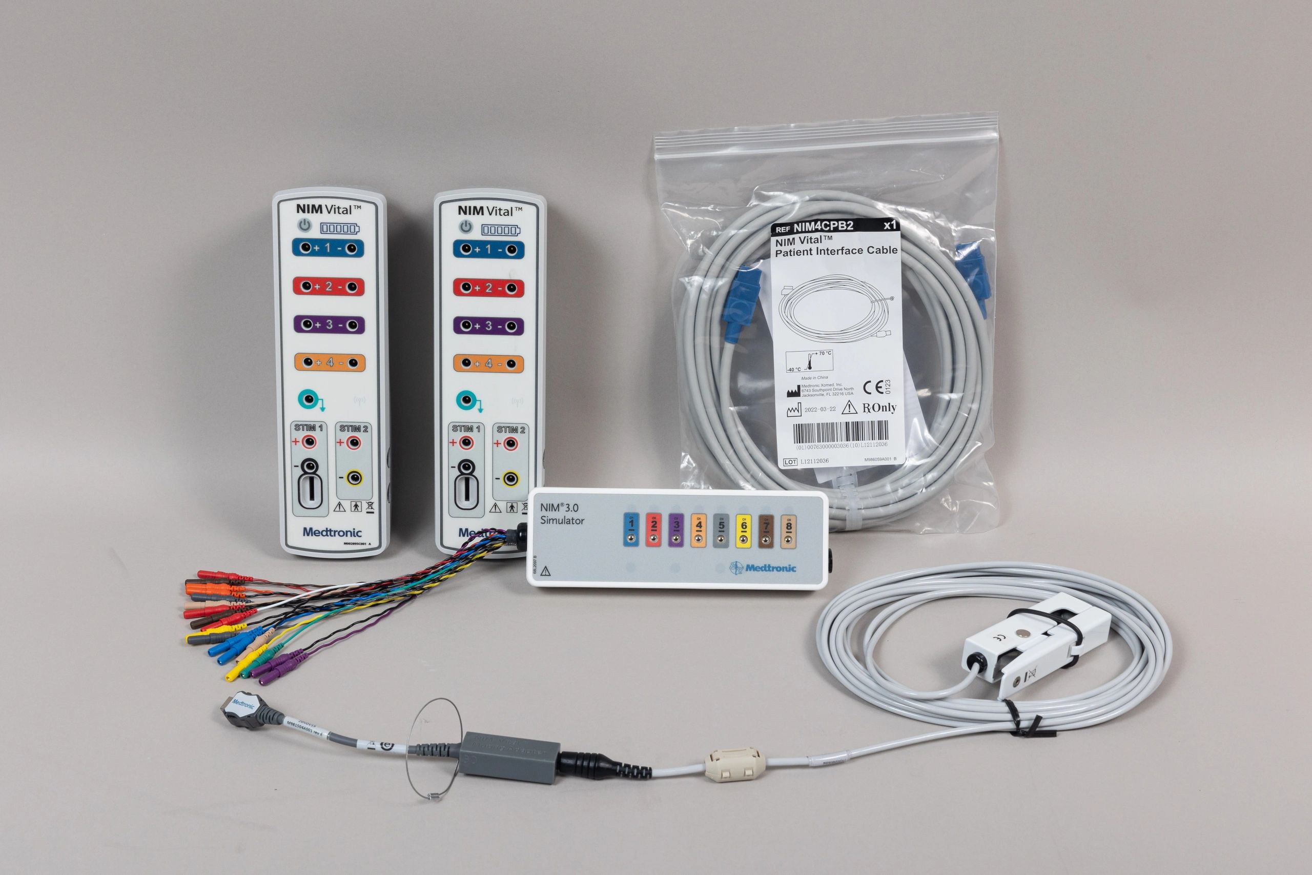 Medtronic NIM Vital Nerve Monitoring System with Patient Interfaces and Cart - Image 2