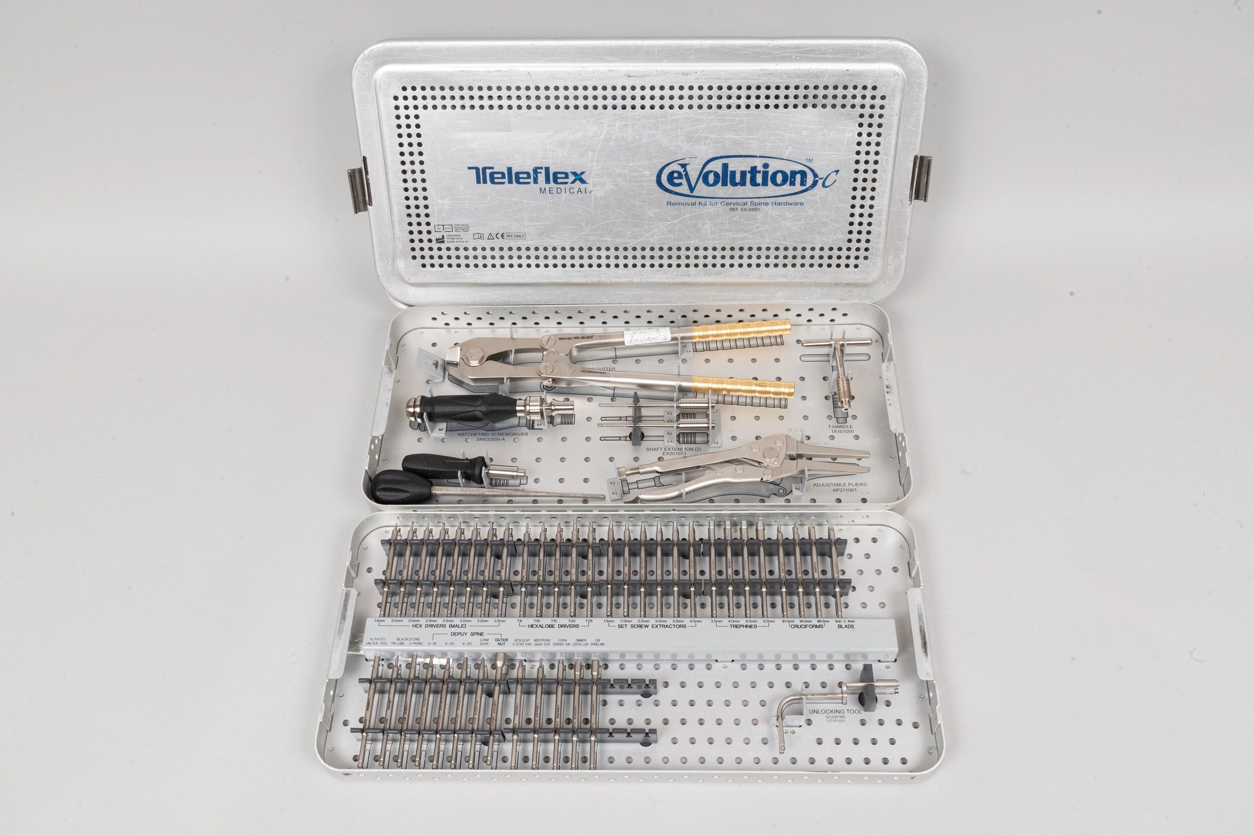 Teleflex Medical Evolution-C Cervical Screw Removal Set; MPN: ES-20001 - Image 4