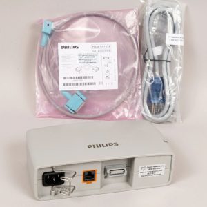 Philips IntelliVue M8023A X2 X3 MX100 & MP2 Patient Monitor Charger - 865122 - With M3081-61626 Interface Cable