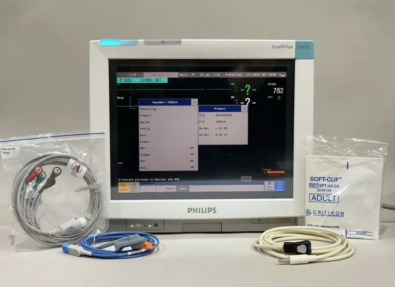 Philips IntelliVue MP70 Patient Monitor With M3001A Module