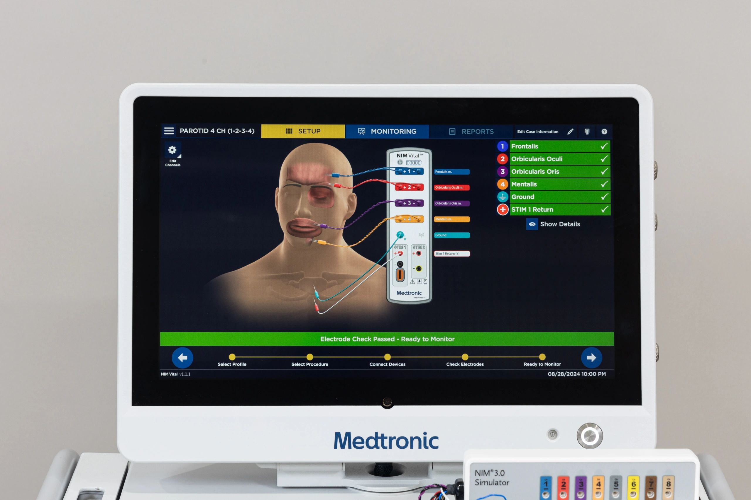 Medtronic NIM Vital Nerve Monitoring System with Patient Interfaces and Cart - Image 4
