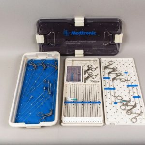 Medtronic Microfrance Sataloff Laryngeal MCLS40 Instrument Tray