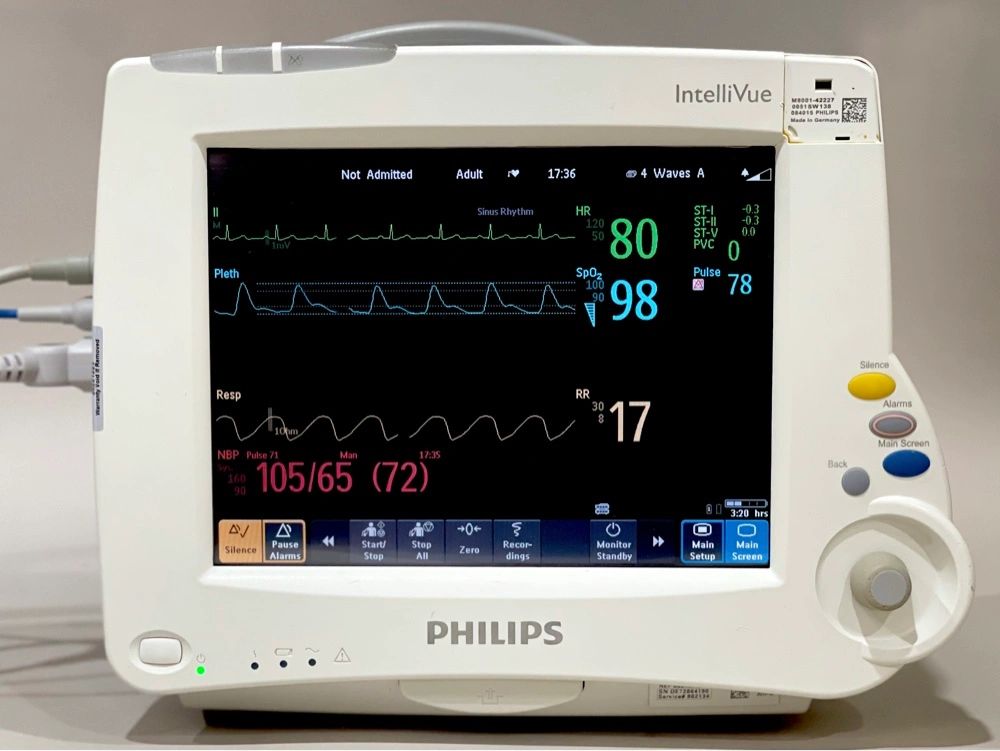 PHILIPS INTELLIVUE MP20 PATIENT MONITOR WITH M3001A MODULE - Image 2