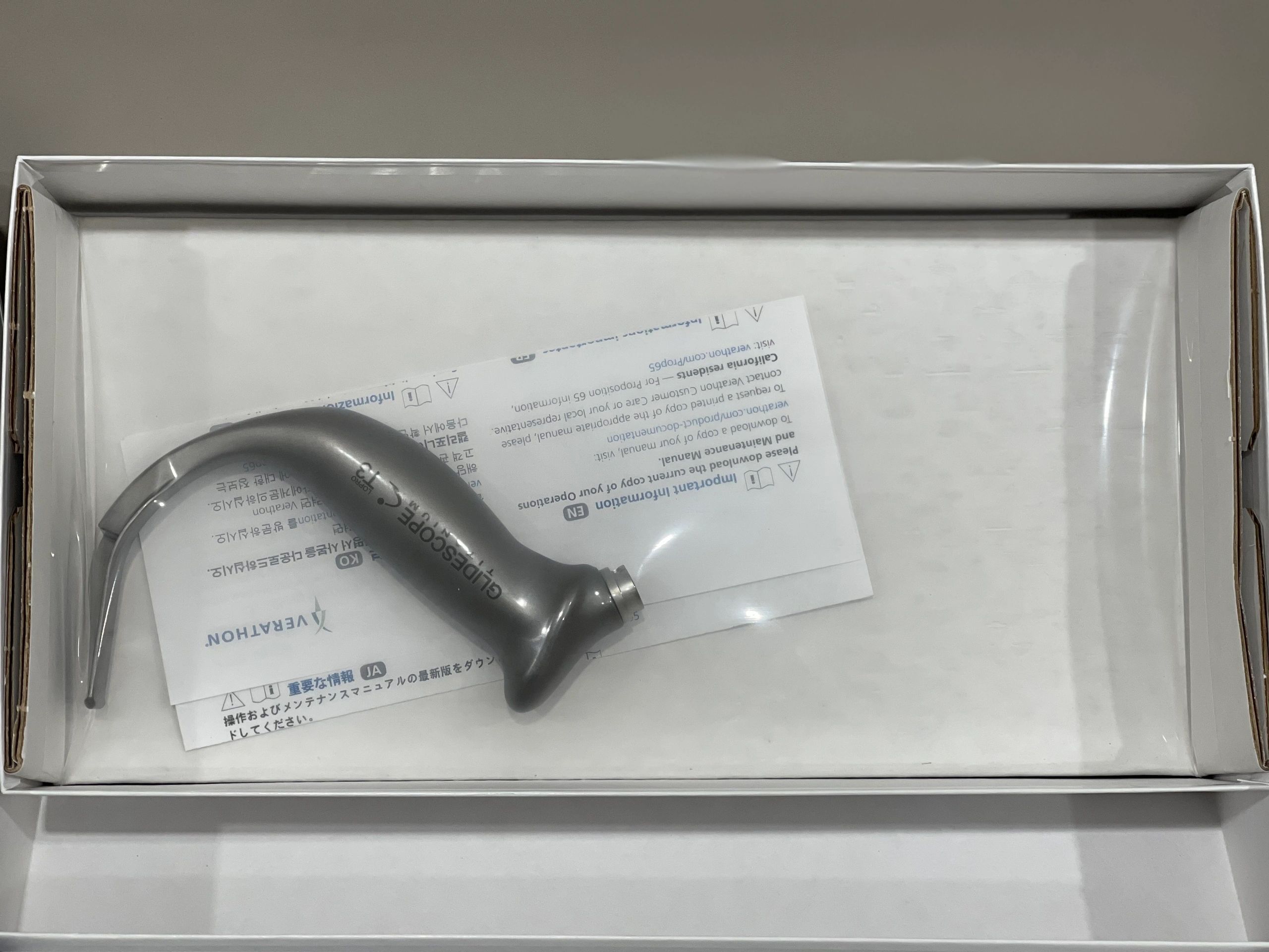 Verathon GlideScope AVL with NEW Titanium LOPRO T3 0574-0126 & NEW LOPRO T4 0574-0127 - Image 3
