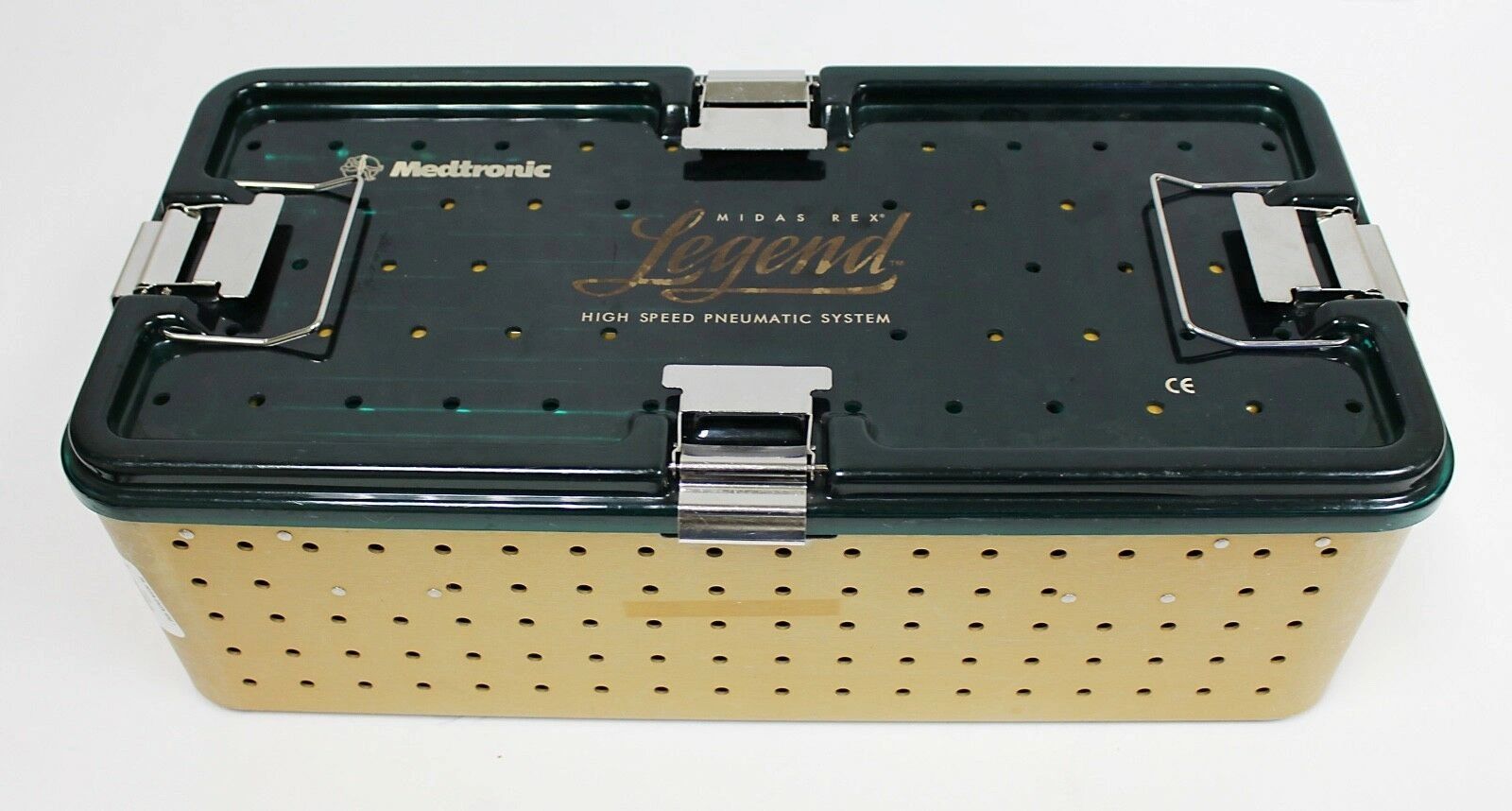 COMPLETE Medtronic Midas Rex Legend Pneumatic V03 Drill Set with 18 Attachments - Image 10