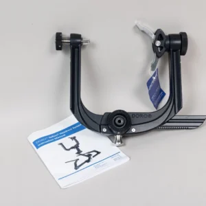 DORO QR3 Teflon Skull Clamp 3003-009 with instruction manual for neurosurgical cranial fixation and patient head positioning procedures.
