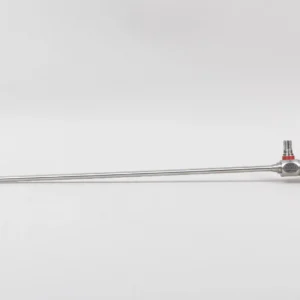 Karl Storz HOPKINS RUBINA ICG rigid telescope 26046 BRA with 30-degree viewing direction and 5 mm diameter for fluorescence-guided endoscopic surgery.