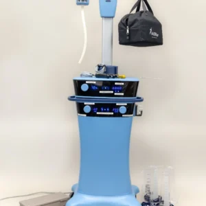 SOLTA VASER PRO 2.2 ultrasonic body contouring system with VentX infiltration and aspiration console, handpieces, wireless footswitches, and accessories.