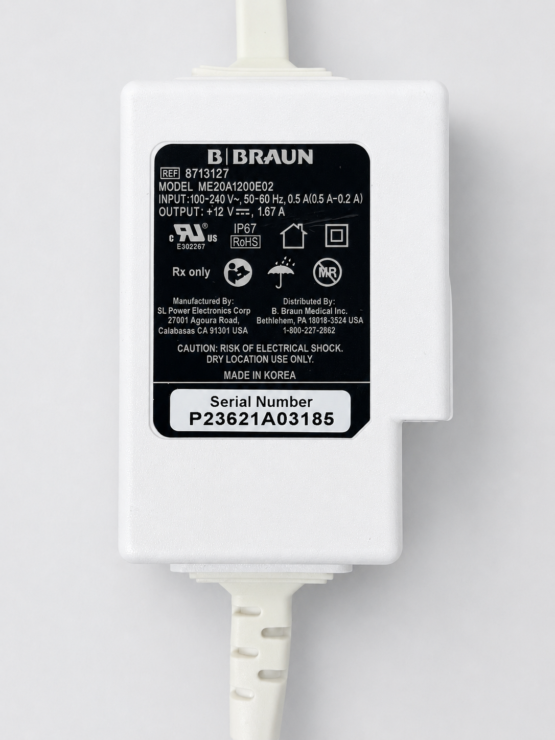 Brand New B. Braun 8713127 Space Power Supply – US - Image 4