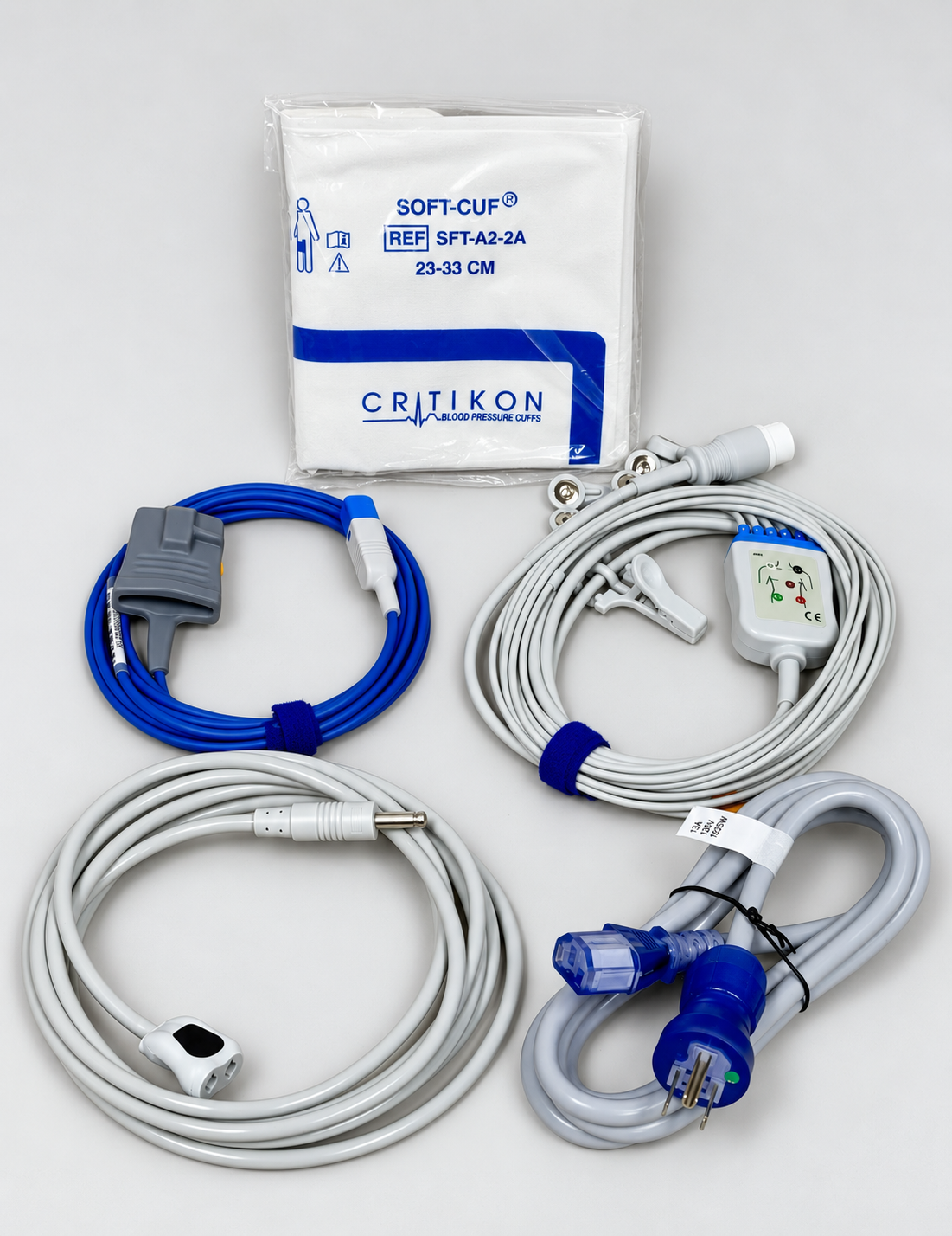 Philips IntelliVue MX450 Patient Monitor With X3, Batteries, & Cables - Image 17