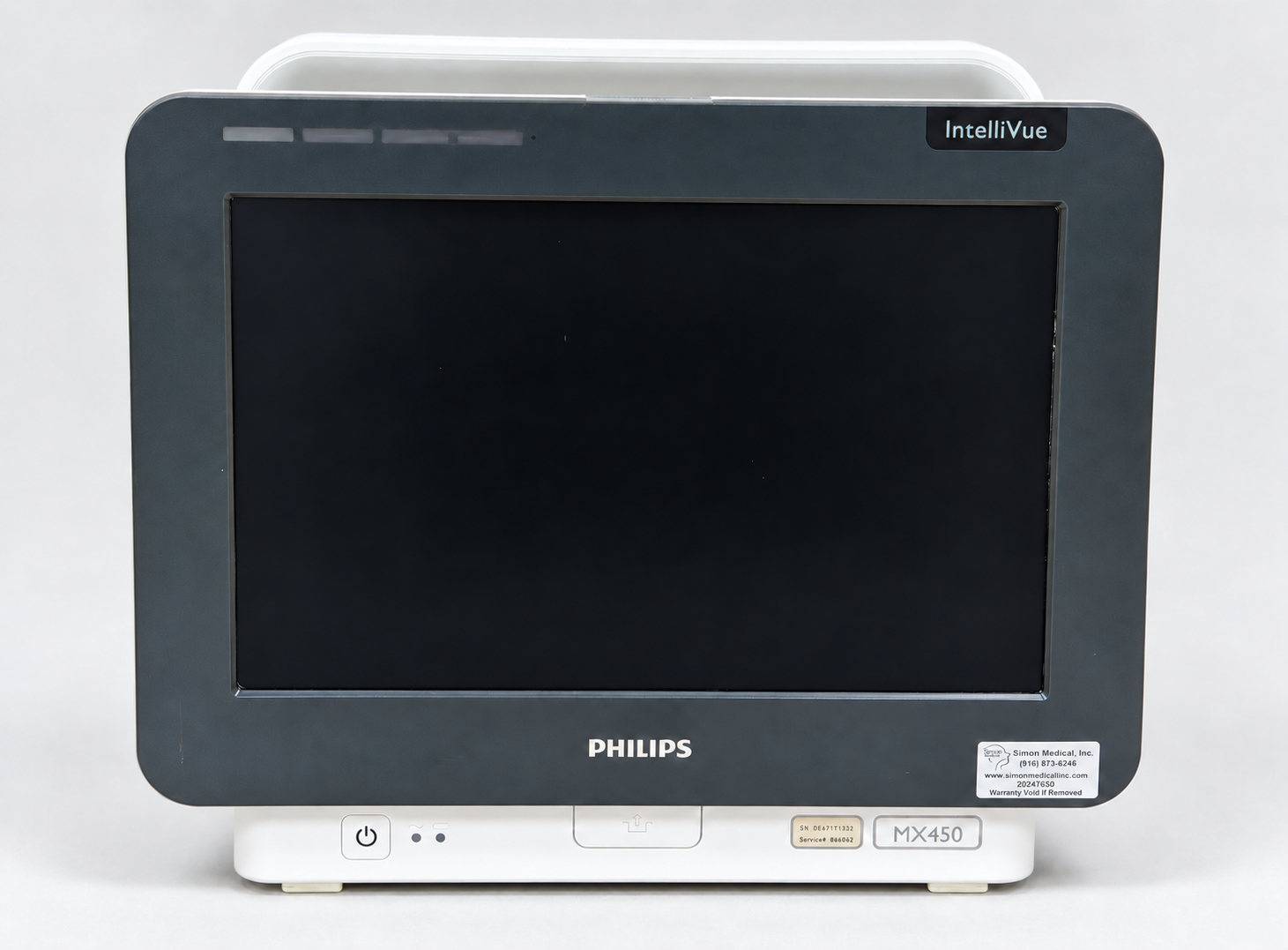 Philips IntelliVue MX450 Patient Monitor With X3, Batteries, & Cables - Image 3